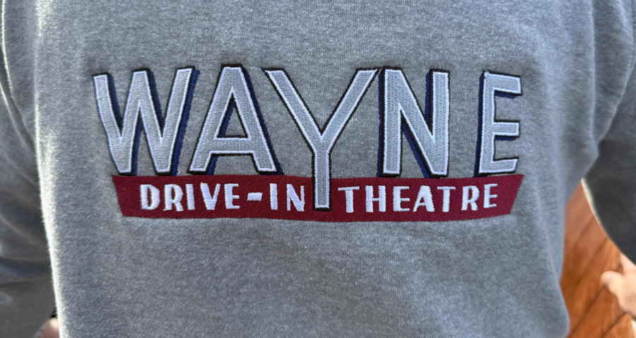 Wayne Drive-in embroidered pullover Quarter zip